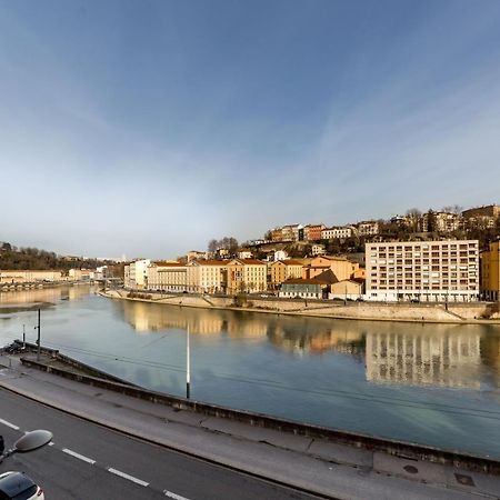 Appartamento Loft Mezzanine Vue Incroyable Saone Lione Esterno foto